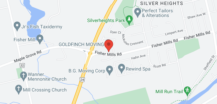 map of 33 -  355 Fisher Mills Road